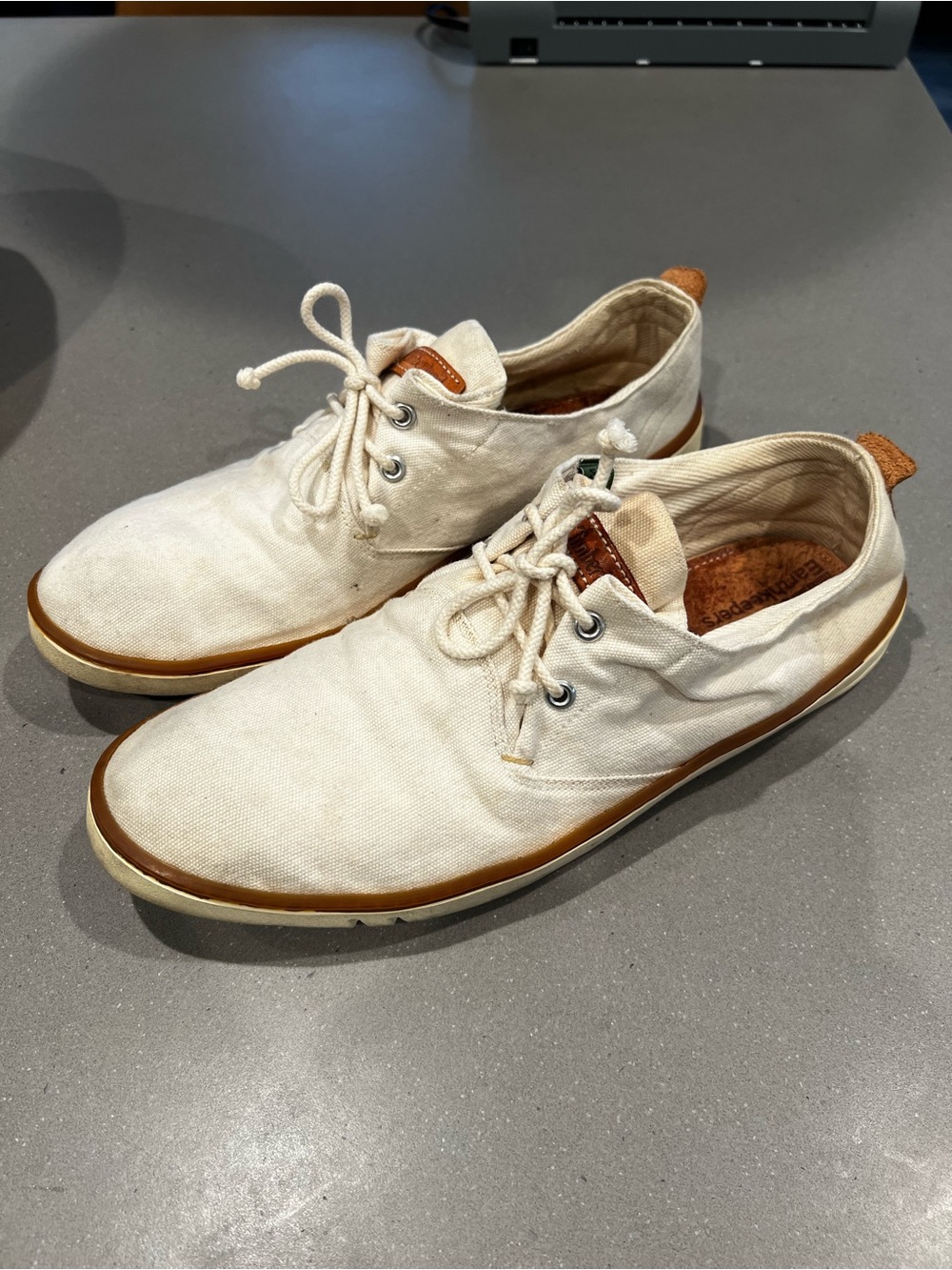 Men's Timberland Canvas Lace-Up Boat Shoes
